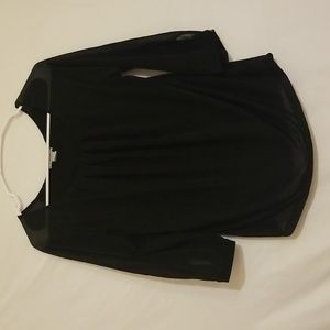 H&M womens black blouse